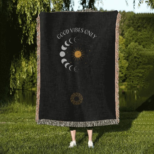 Good V Only - Astrology Woven Blankets