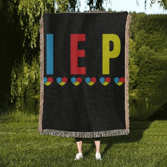 Special Education Autism Teacher Woven Blankets