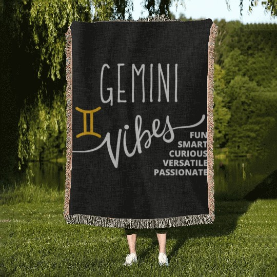 Gemini: Embrace Your Dual Nature with this Fun and Woven Blankets