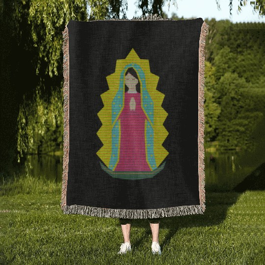 Lady Guadalupe Woven Blankets | Guadalupe Woven Blankets |VirginMary