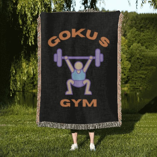 Goku S Gym Woven Blankets