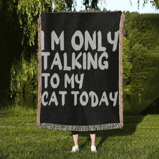 I love my Rottweiler dog design Woven Blankets