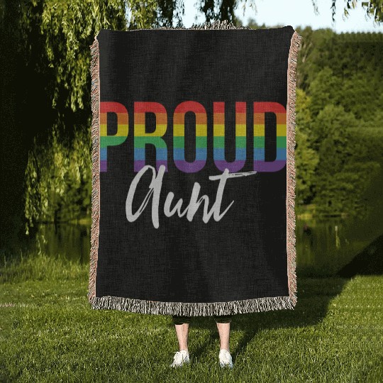 Proud Aunt Woven Blankets