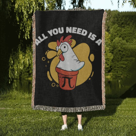 Pi Day Math Pie Chicken Pot Pi Number Woven Blankets