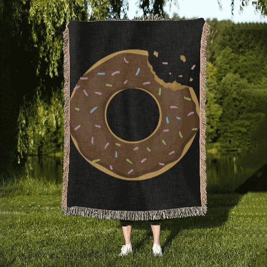 Cool Donut Halloween Doughnut Costume Candy Woven Blankets