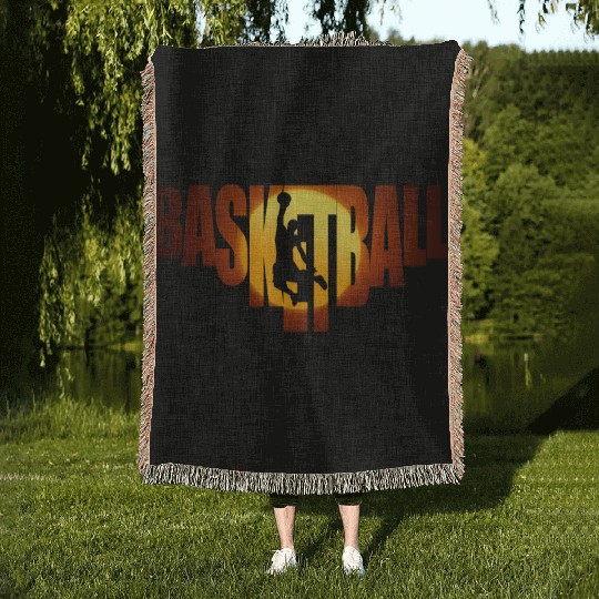Basketball forever! Woven Blankets