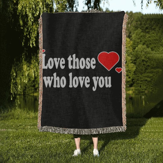 life quotes Woven Blankets
