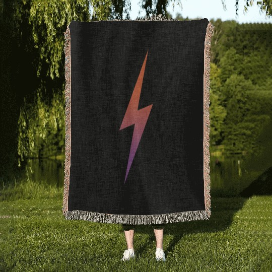 Lightning Bolt Woven Blankets
