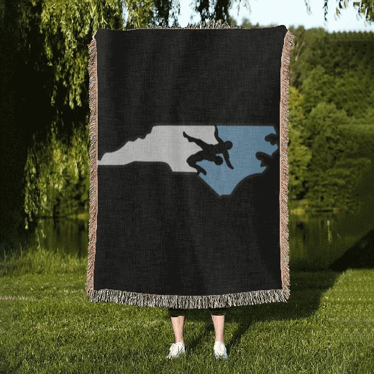 North Carolina Wrestling Woven Blankets