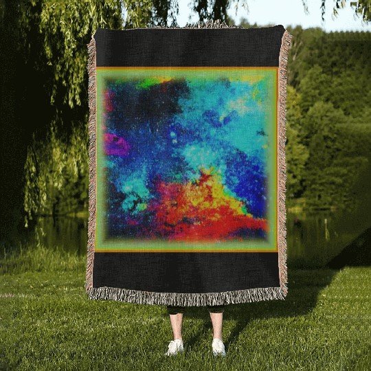 Nebulae's Rainbow of Colors. Buy Now Woven Blankets