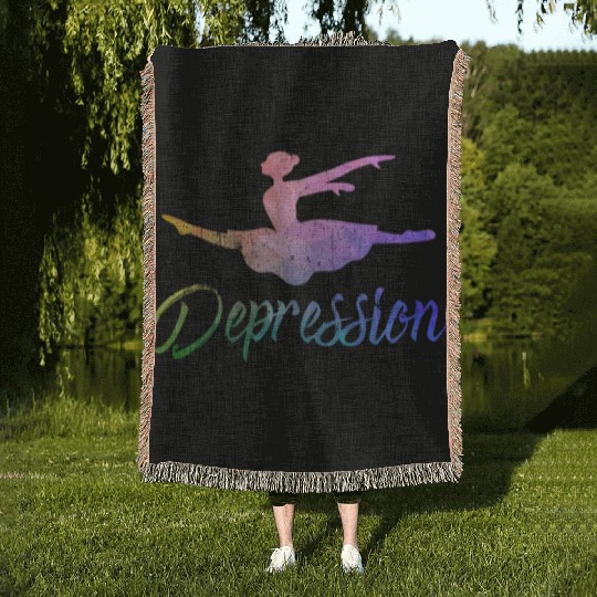 Ballet dance class gift dance dancer ballerina Woven Blankets