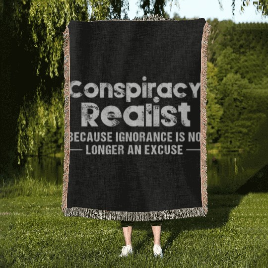 Conspiracy Realist Woven Blankets