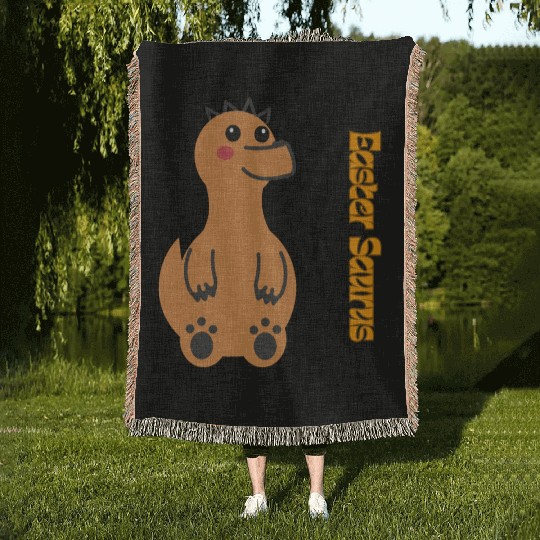Easter suraus Woven Blankets
