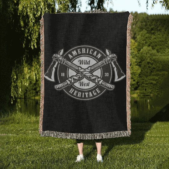 AMERICAN WILD WEST HERITAGE 1830 Woven Blankets