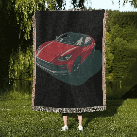 Japanese Car 86 Woven Blankets
