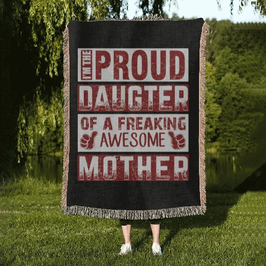 Son in law Mother in law Woven Blankets