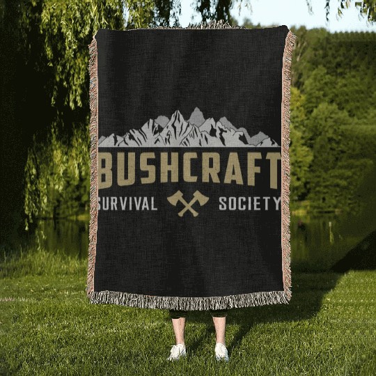 Bushcraft Nature Outdoor Camping Survival Woven Blankets