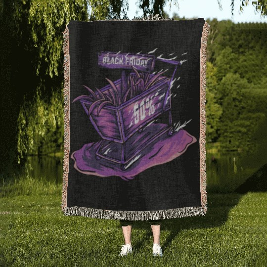 Trolley Black Friday Woven Blankets