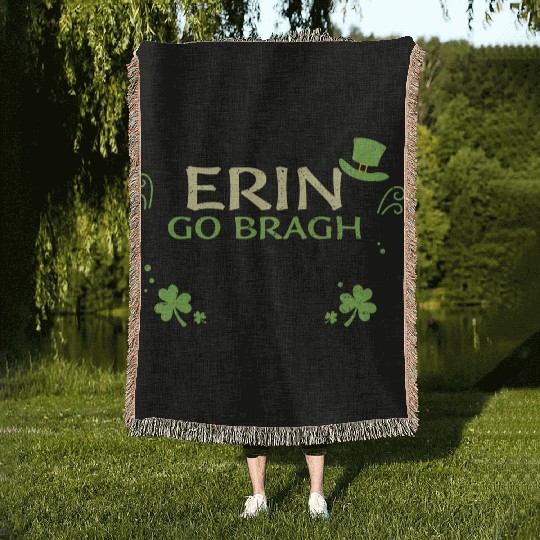 Erin go bragh - St. Patrick's Day Woven Blankets