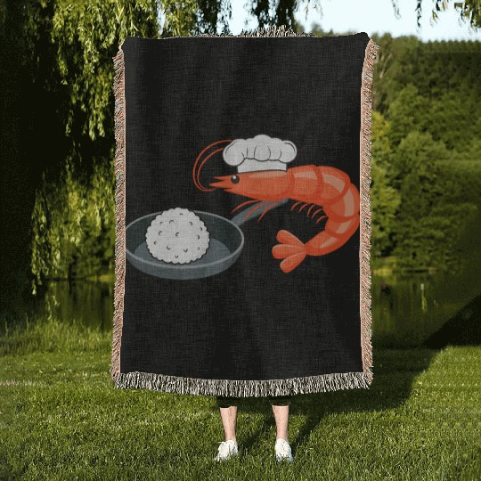 Youre Telling Me A Shrimp Fried This Rice Woven Blankets