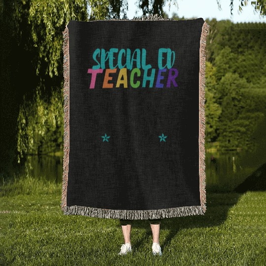 Special Ed Teacher Only Because Full Time Multi Woven Blankets