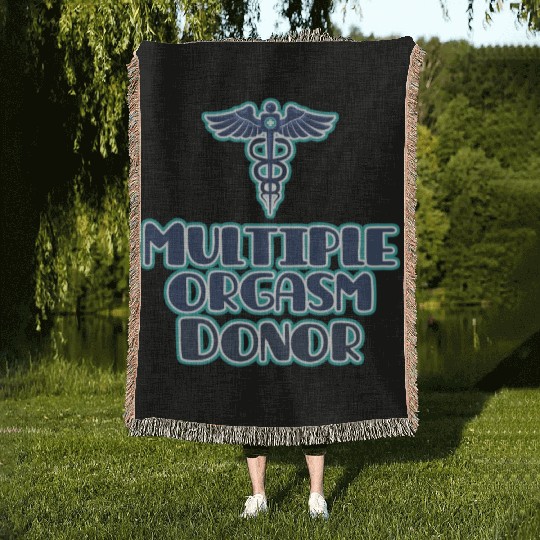 Multi Orgasm Donor Woven Blankets