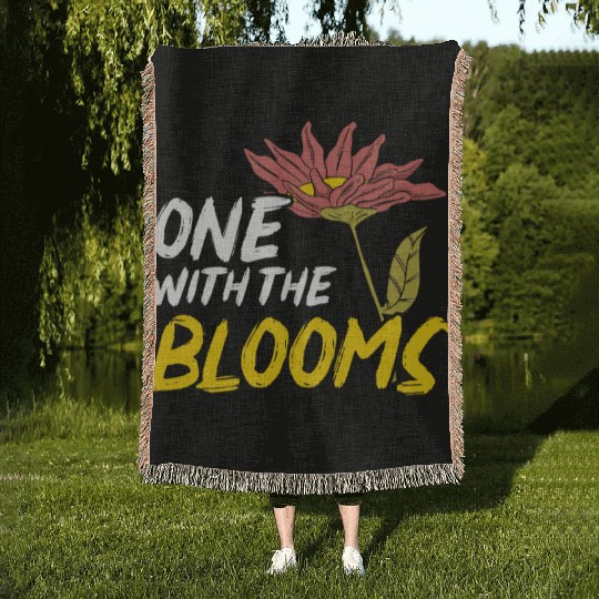 Cottagecore Mushroom Aesthetic Nature Conservation Woven Blankets