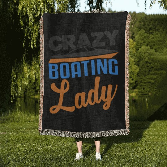 Boating Boat Captains Boating Sailing Cruise Ship Woven Blankets