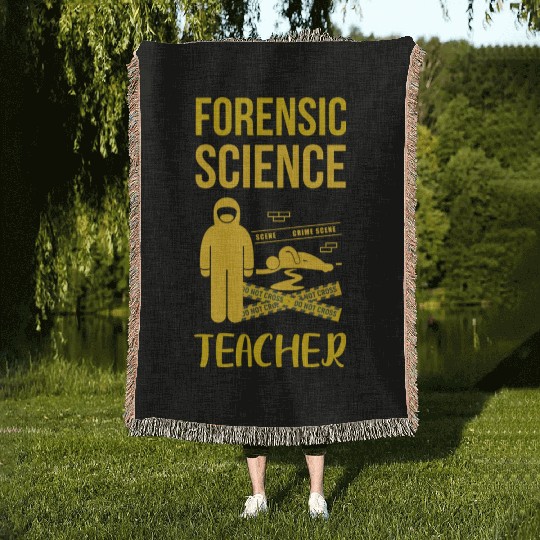 Forensic Science Teacher Woven Blankets