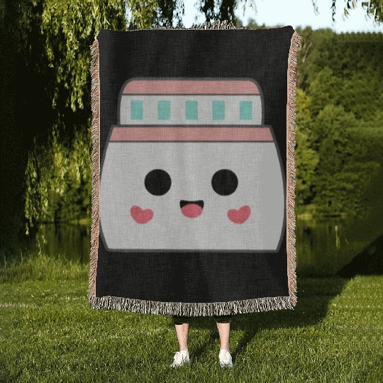 Set Sail in Style with our Kawaii Cruise Ship Woven Blankets