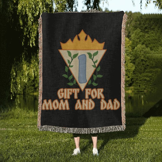 I am a gift for mom and dad. Woven Blankets