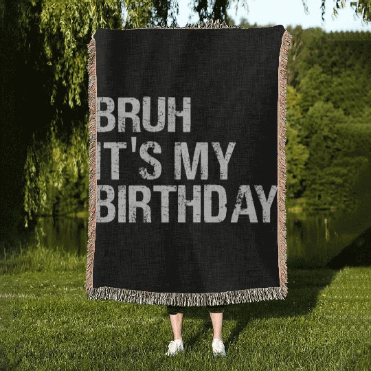 It's My Birthday for Women, Teens, Girls Birthday Woven Blankets