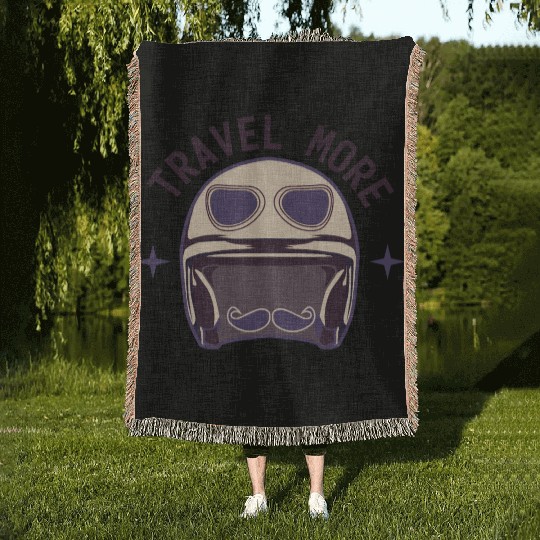 Travel More Vacation Explore Wanderlust Holidays 5 Woven Blankets