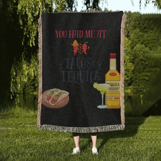 Tacos & Tequila Woven Blankets