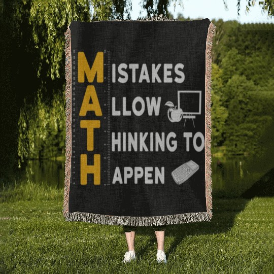I'm A Math Teacher Appreciation Gift Math Lover Woven Blankets