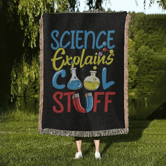 Science Philosophy Cool Stuff Woven Blankets