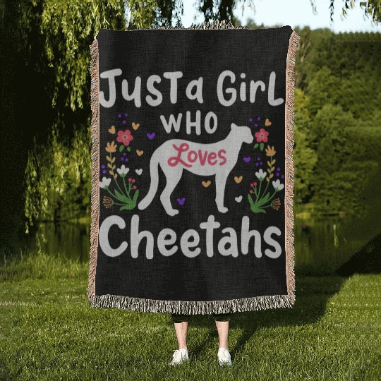 Cheetah Cheetah Lover Woven Blankets