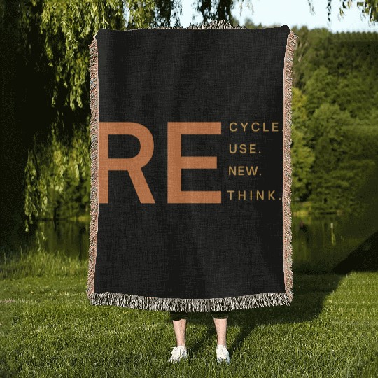 Recycle use new think Classic Woven Blankets