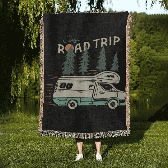 Classic Road Trip Woven Blankets
