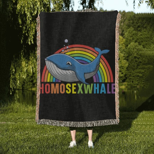Gay Rights Rainbow Pride Month LGBTQ Gay Pride Woven Blankets