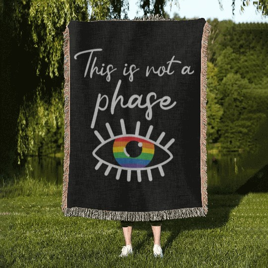 Gay Rights Rainbow Pride Month LGBTQ Gay Pride Woven Blankets