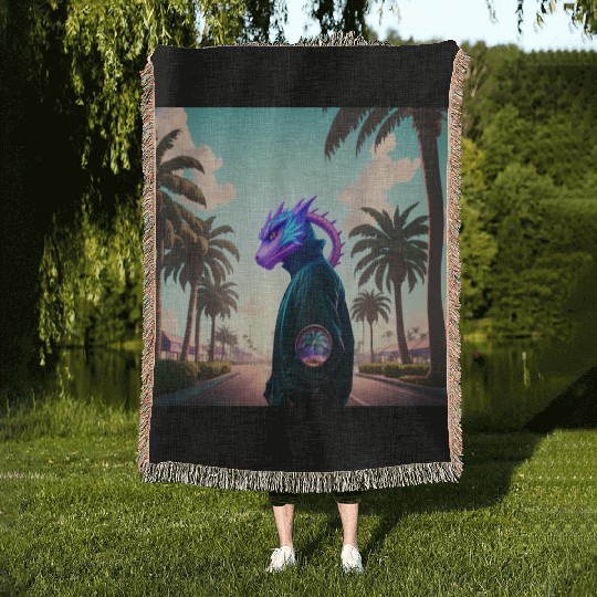 Thunderbolt Racer Woven Blankets