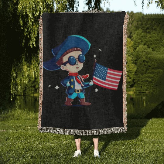 Patriot Day Woven Blankets