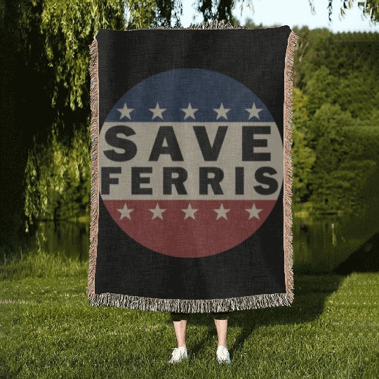 Save Ferris Woven Blankets