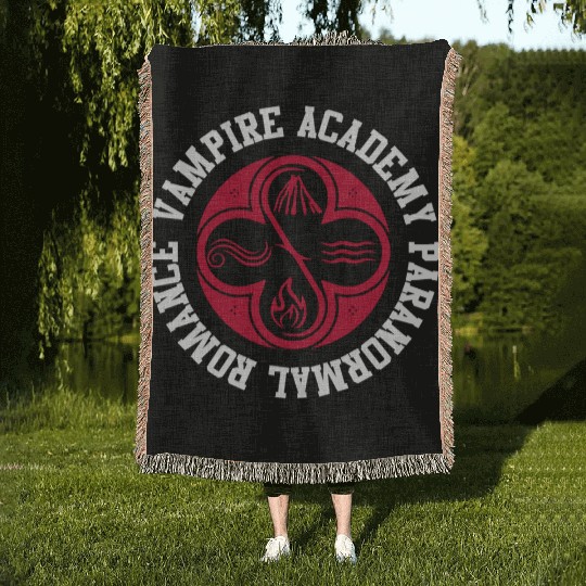 Vampire academy Woven Blankets
