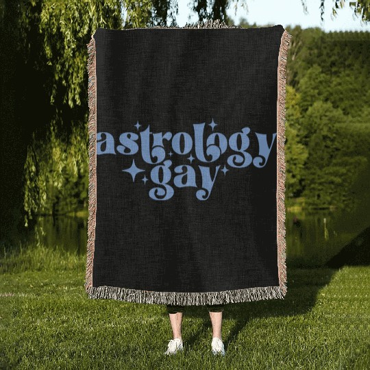 Astrology Gay Woven Blankets