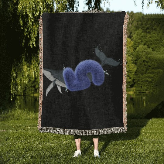 whale Woven Blankets