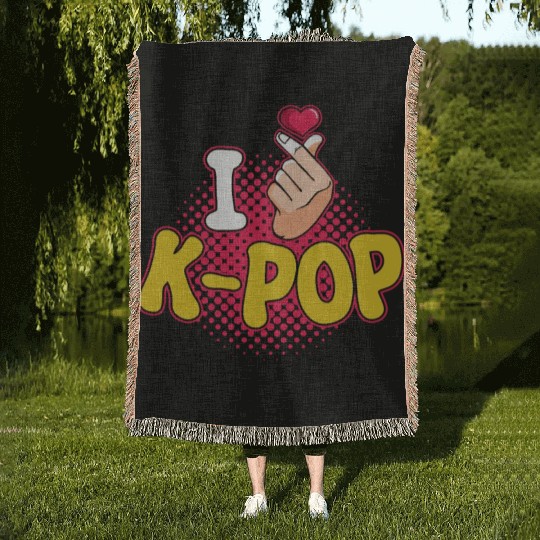 K-Pop K-drama Korean Music KPop Kdrama Gift Woven Blankets