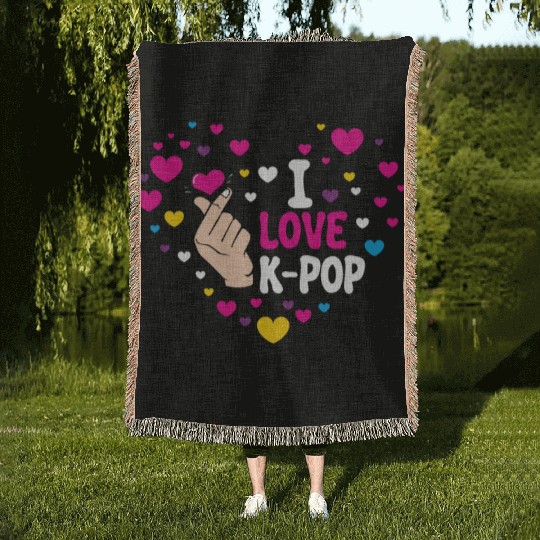K-Pop K-drama Korean Music KPop Kdrama Gift Woven Blankets