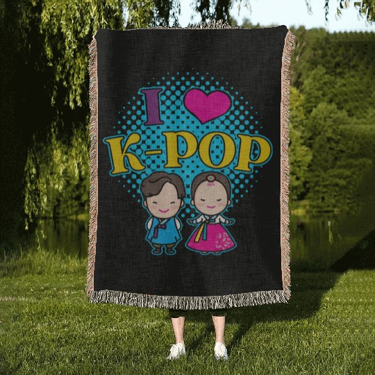 K-Pop K-drama Korean Music KPop Kdrama Gift Woven Blankets